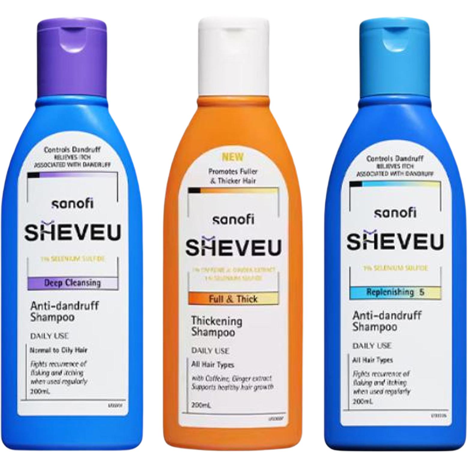 

Selsun Elsin Upgraded Аминокислотный шампунь и кондиционер SHEVEU, three-piece set: oil control dandruff treatment фиолетовый bottle 200ml+thicken hair dandruff treatment оранжевый bottle 200ml+nourishing dandruff treatment синий bottle 200ml