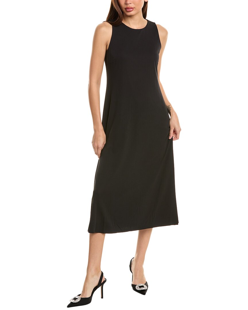 

Платье-футляр Anne Klein с отделкой швами, черный
