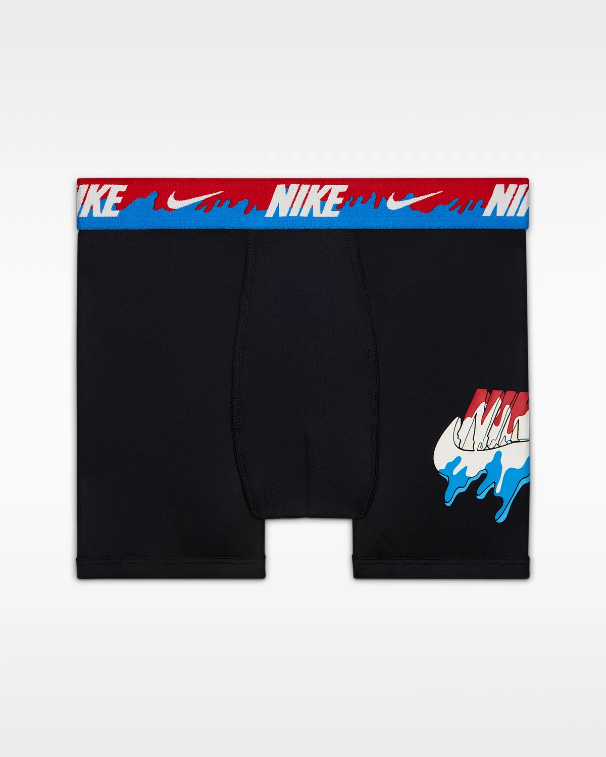Большие детские боксеры Dri-FIT с принтом (2 шт.) Nike, Baltic Blue — фото 3