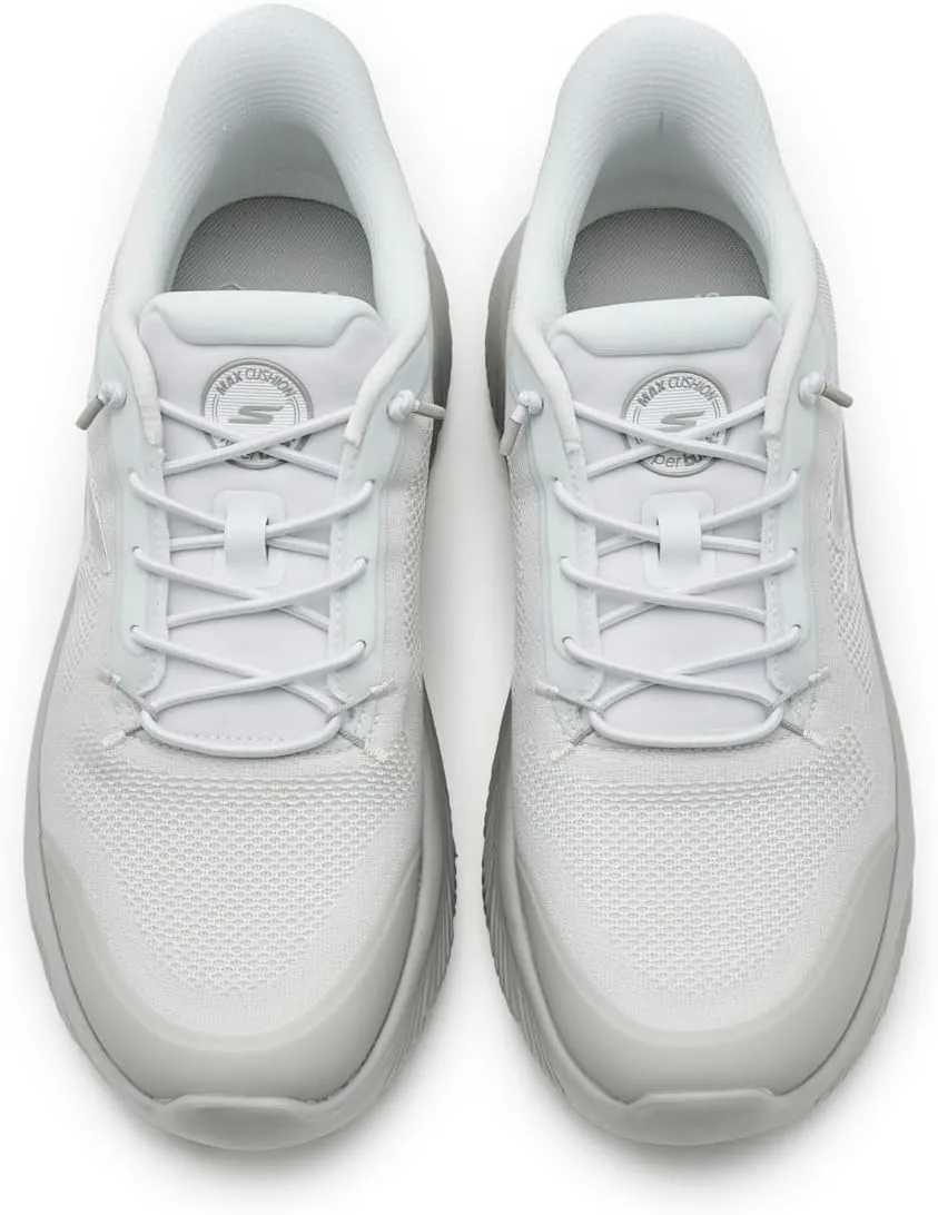 Мужские кроссовки Skechers Go Walk Max Cushioning Hyper Burst Zoltar, белый/серый — фото 2