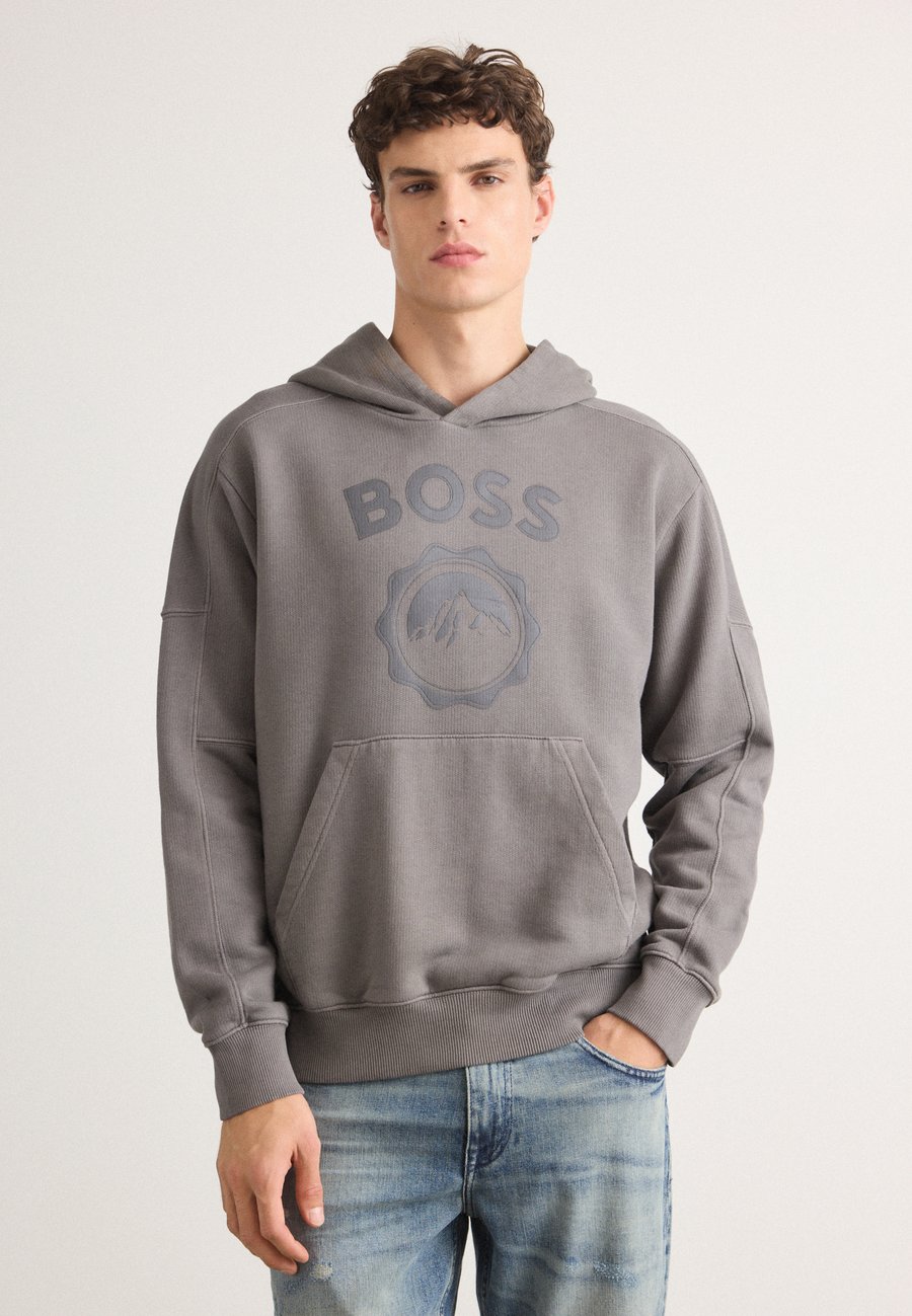 

Худи BOSS ICE, Open Grey/Grey