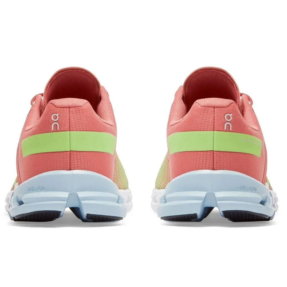 On Cloudflow 25.99779 кроссовки женские US 10 Guava шнуровка беговые ZPO3232, зеленый — фото 4