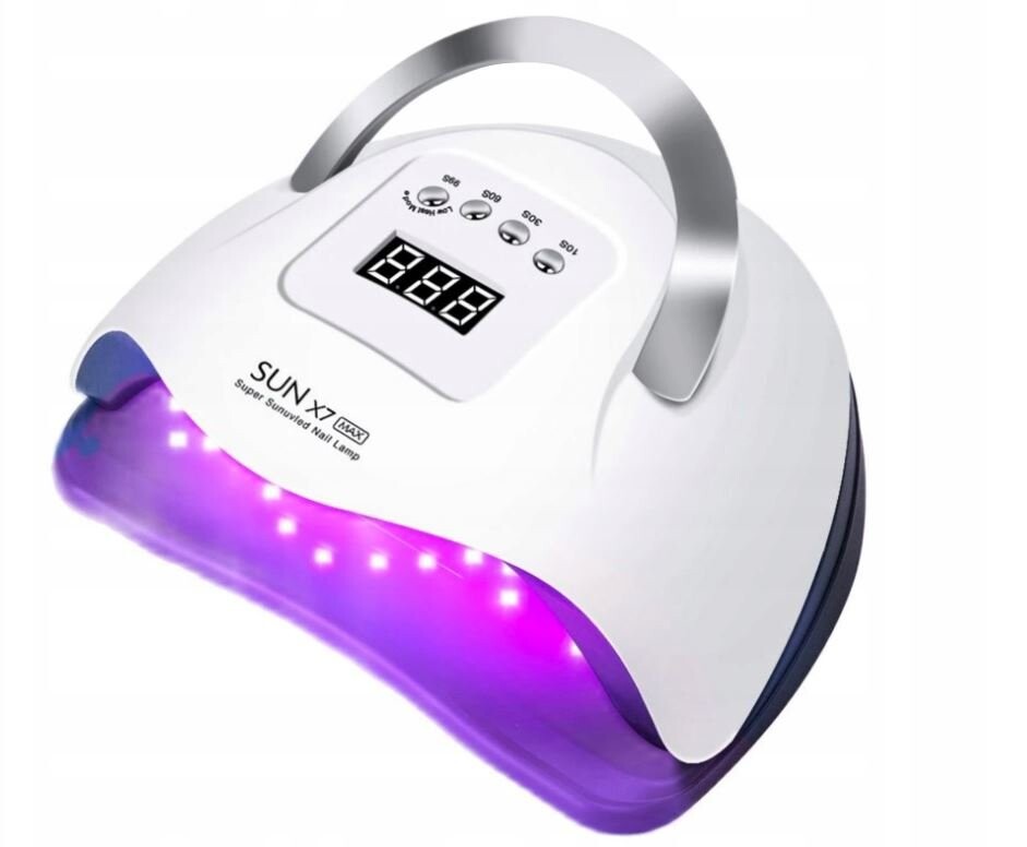 

Двойная светодиодная УФ-лампа для ногтей Sun X7 MAX 180 Вт Red-Ice