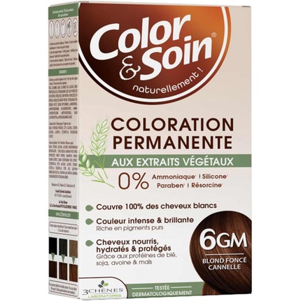 

Les 3 Chenes Color & Soin Стойкая краска для волос Cinnamon Dark Blond 6 г Les 3 ChÊNes