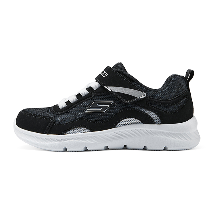 

Skechers Износостойкие дышащие низкие детские кроссовки для повседневной носки, цвет черный, белый, для подростков
