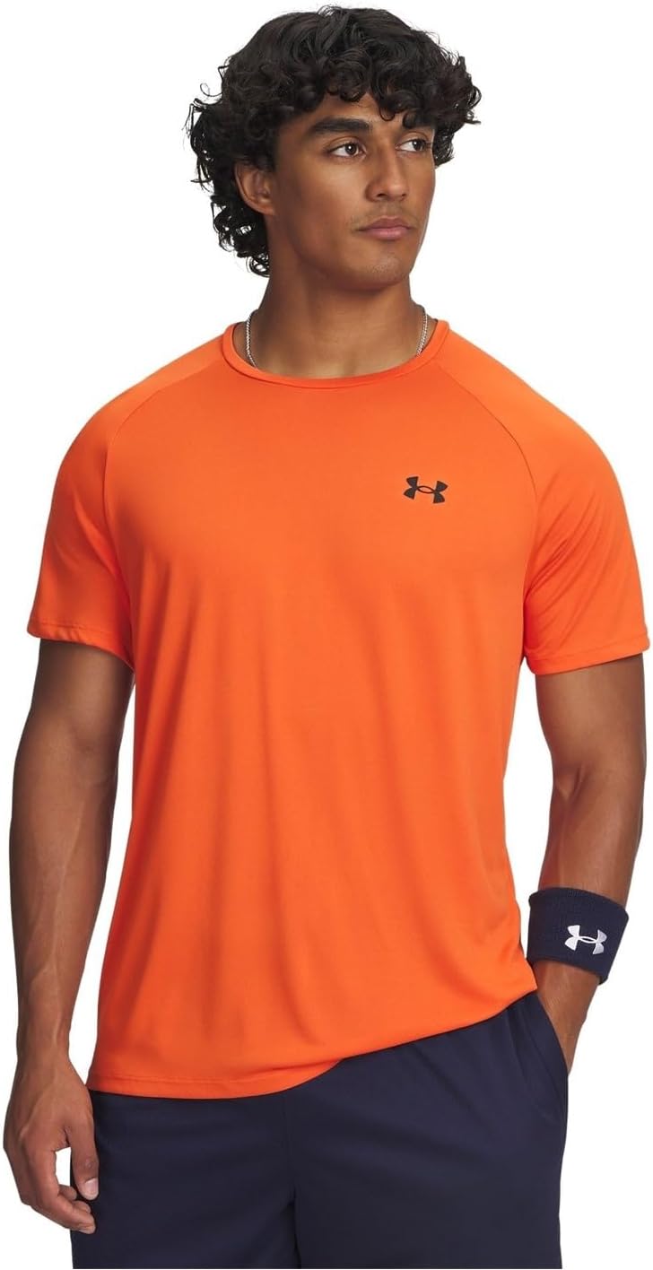 

Футболка с коротким рукавом Under Armour Mens Ua Tech 2.0, Orange Base/Black
