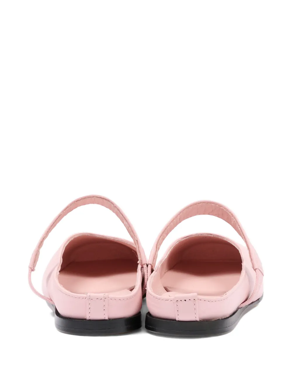 Балетки с логотипной лямкой Marni Kids, розовый