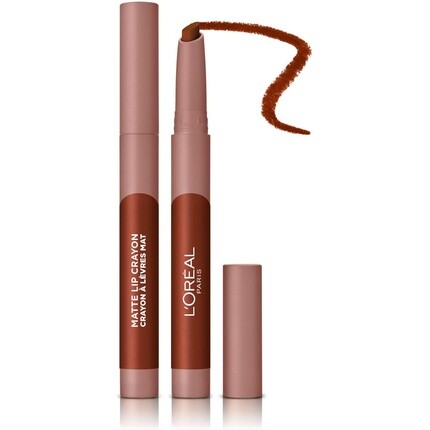 

L'Oreal Paris Infallible Very Matte Lip Crayon Губная помада Smudge Proof Red 109 Flirty Toffee 1 кг, L'Oreal