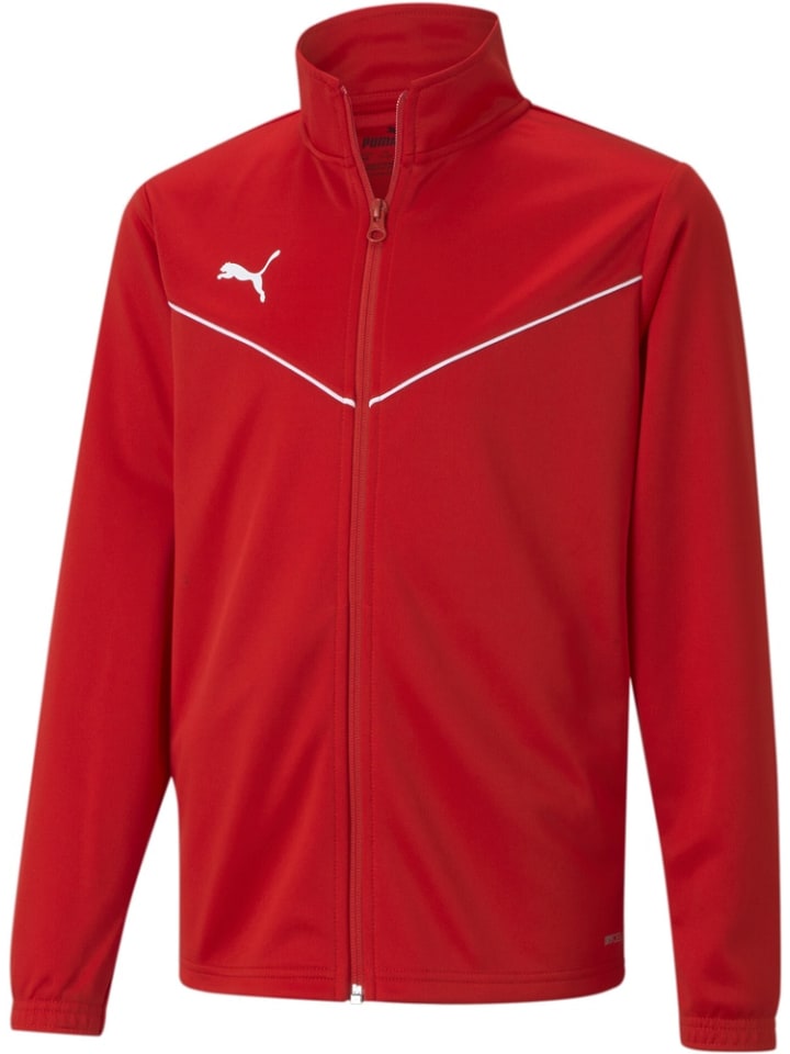 

Puma Тренировочная куртка "TeamRISE Training Poly Jacket Jr" красного цвета