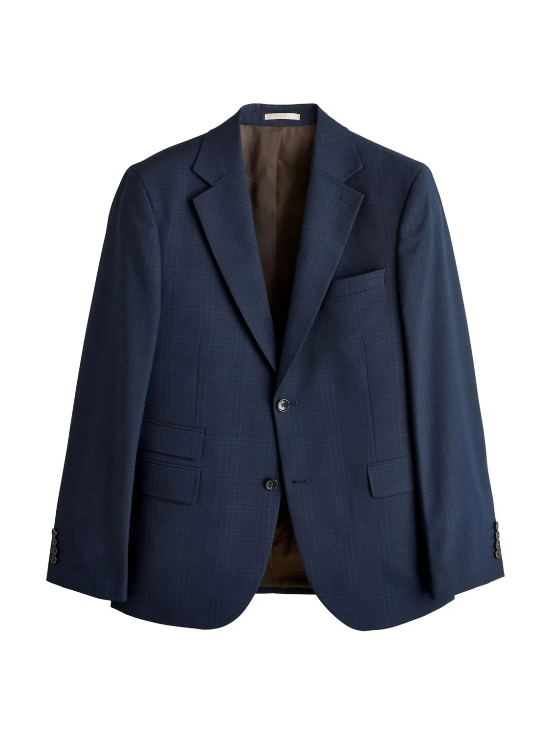 Деловой пиджак приталенного кроя Next, Navy/Dark Blue