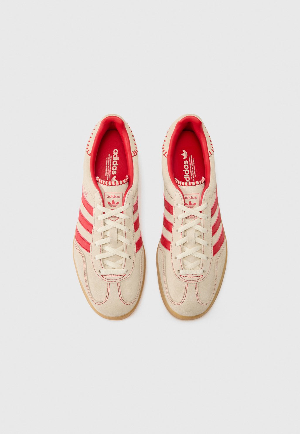 Низкие кеды GAZELLE INDOOR Adidas Originals, слоновая кость — фото 4