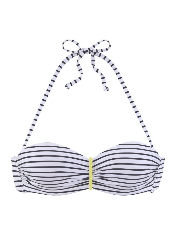 

Верх бикини Venice Beach Top, цвет schwarz-weiß-limette