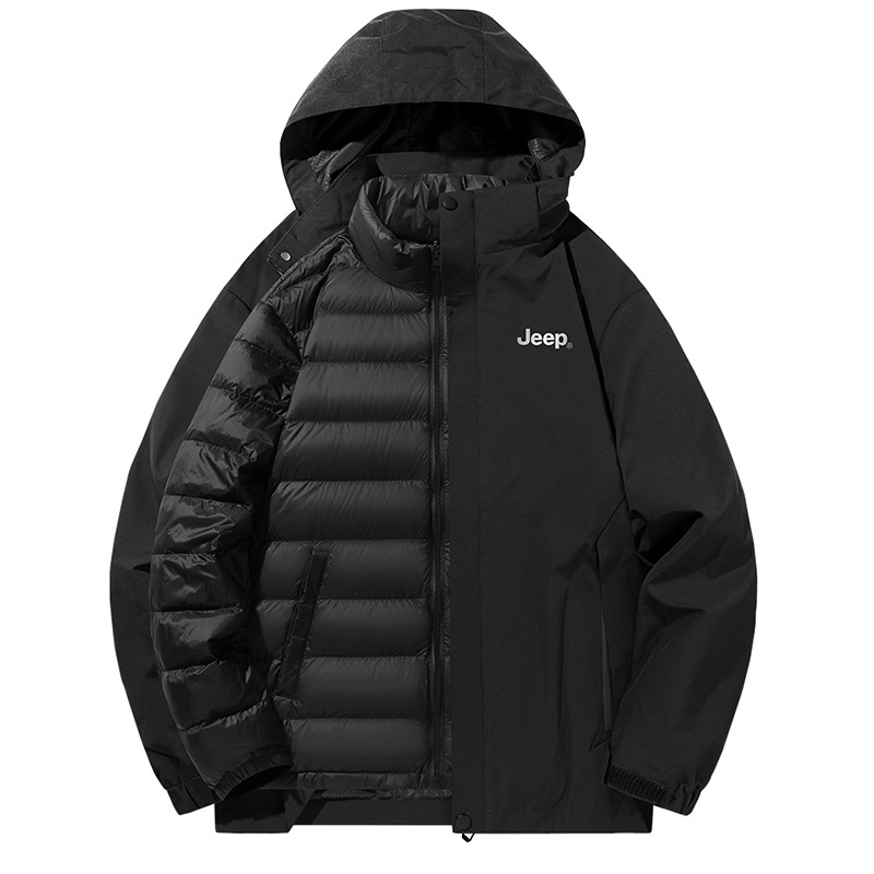 

Jeep Унисекс пуховик, Black