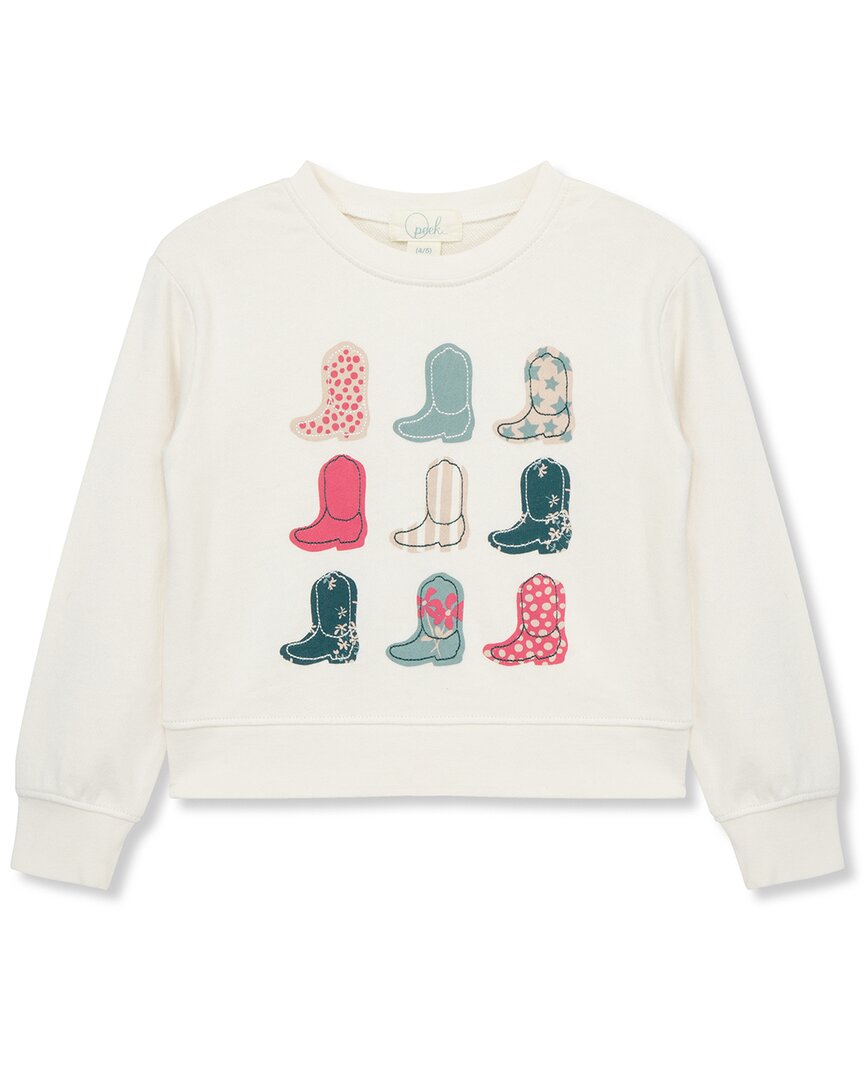 

Пуловер Peek Kids Cowboy Boots, белый