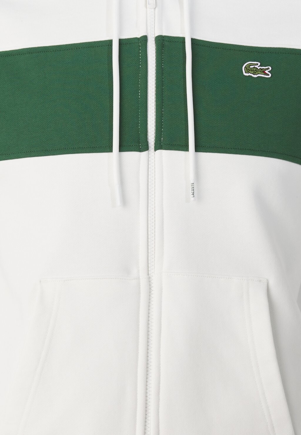 

Толстовка на молнии Lacoste, темно-зеленый