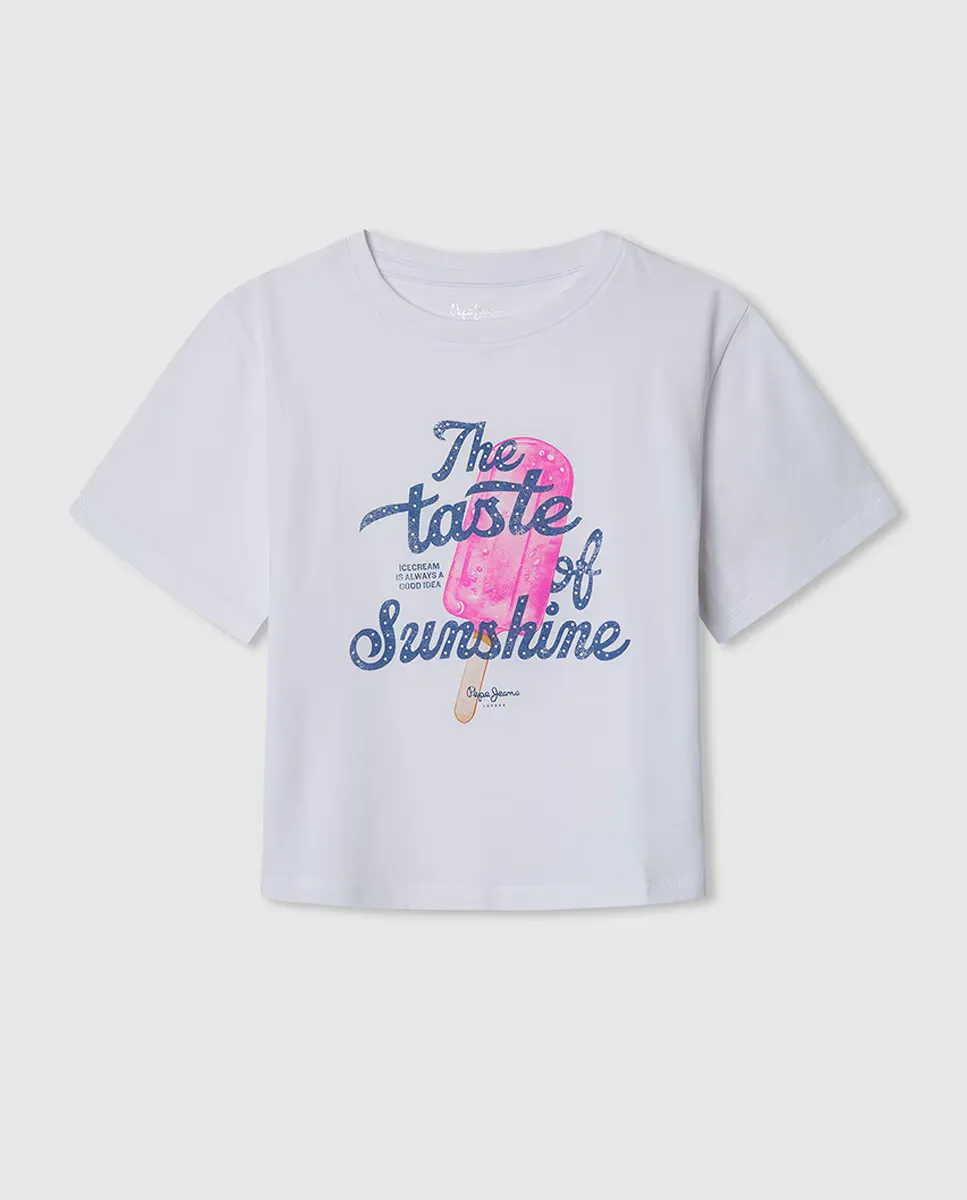 

Футболка для девочки Sabine Pepe Jeans, белый