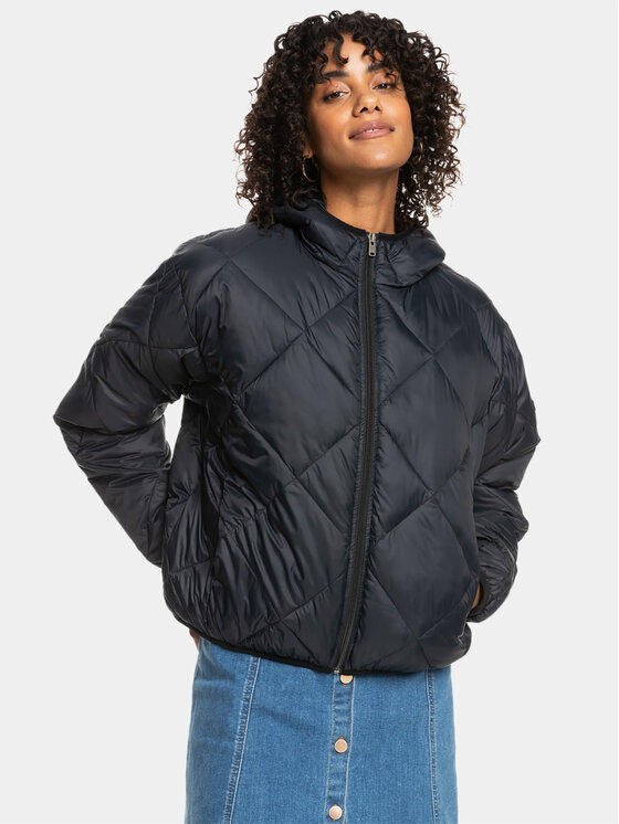 

Демисезонная куртка regular fit Wind Swept Hood Jckt ERJJK03571 Roxy, серый