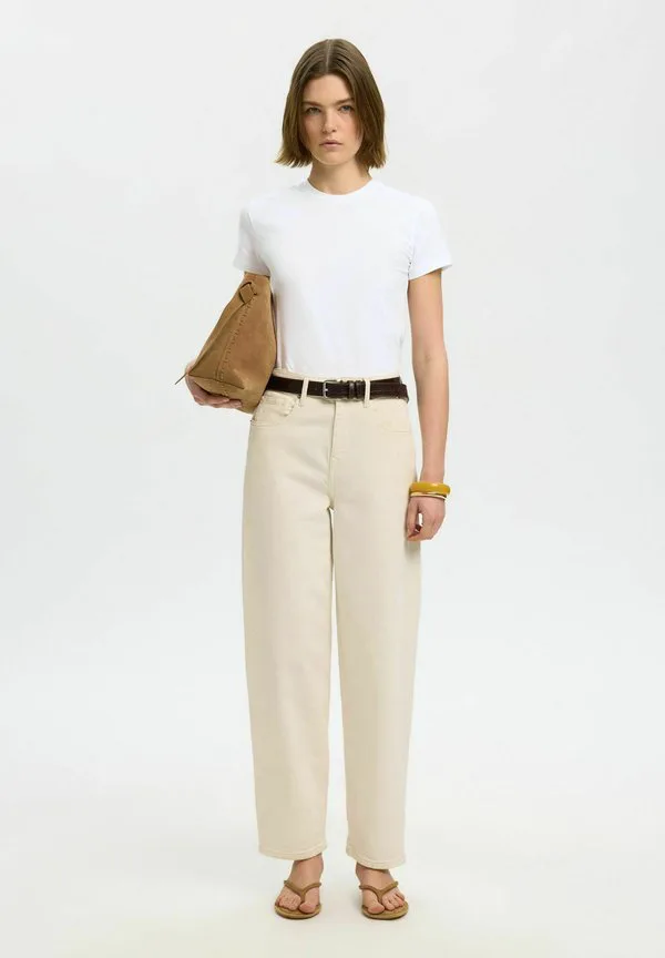 

Базовая футболка из 2 пар mit rundhalsausschnitt Selected, Bright White, Белый, Базовая футболка из 2 пар mit rundhalsausschnitt Selected, Bright White