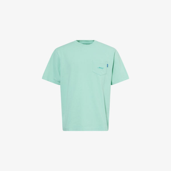 

Футболка из хлопкового джерси с накладными карманами, модель Patch-Pocket Awake Ny, цвет turquoise