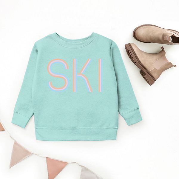 Ski pastel - Молодежный графический свитшот The Juniper Shop, Navy — фото 2