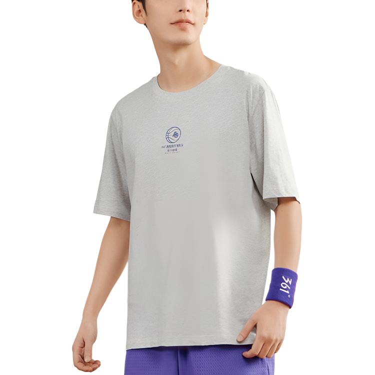 

361° Футболка мужская Original Heather Gray с круглым вырезом, тонкая, прямого кроя