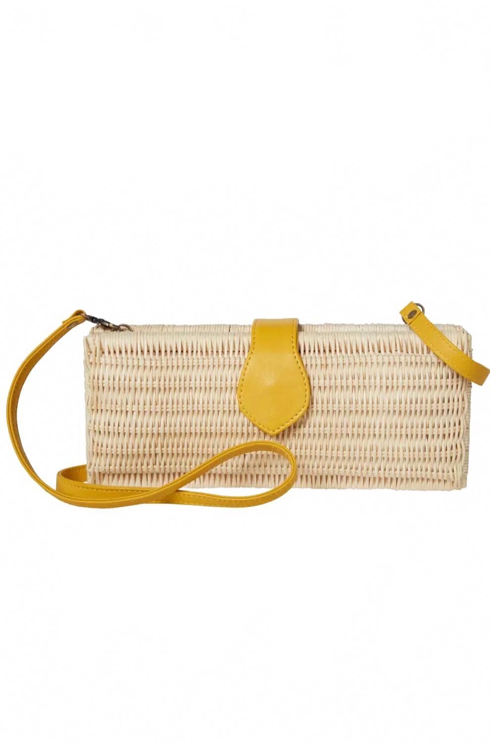 

Женская сумка-кроссбоди Melanie Bleach в желтом цвете SARAH STEWART