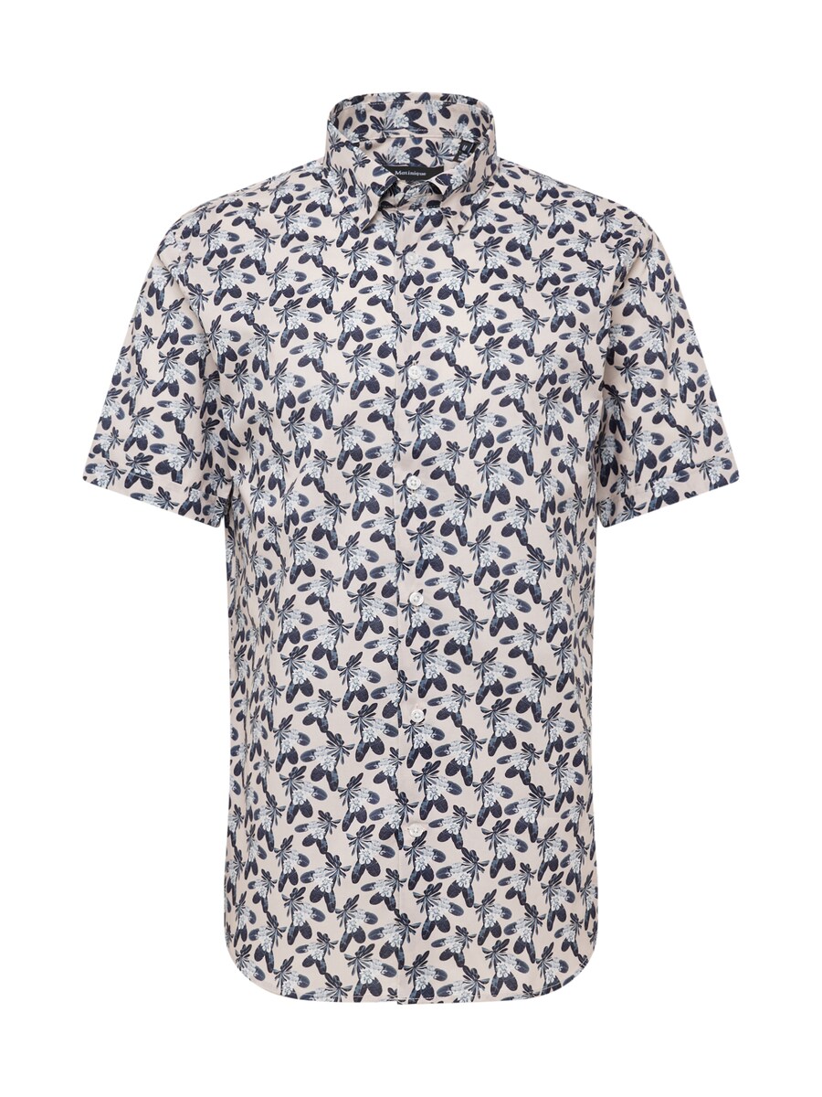 

Повседневная рубашка Matinique Slim fit Button Up Shirt Trostol, цвет marine blue/opal