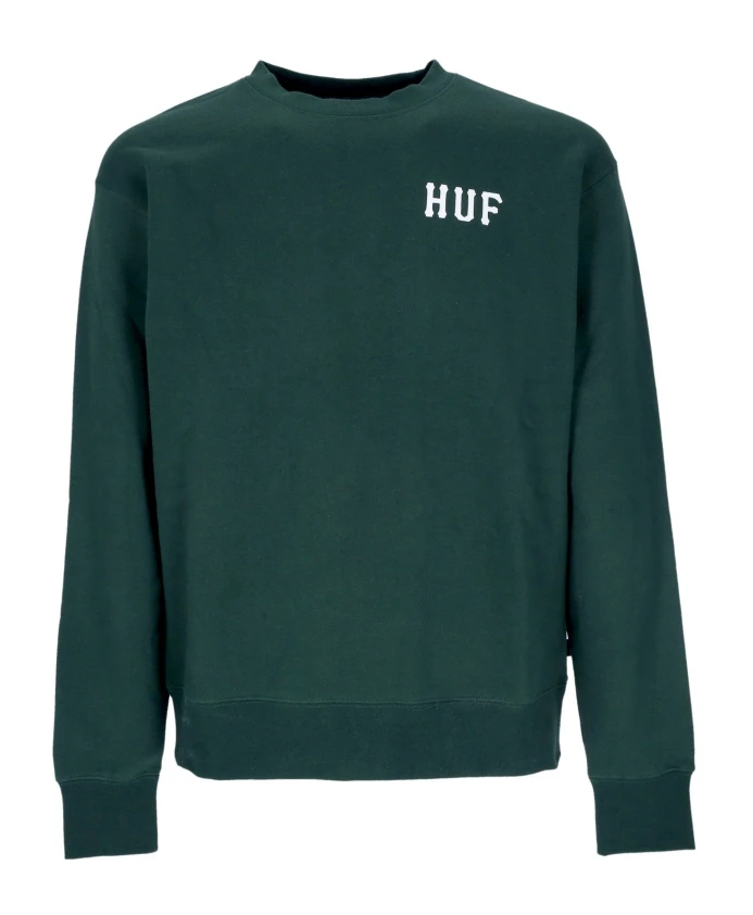 

Свитер с круглым вырезом лесного зеленого цвета Huf, зеленый