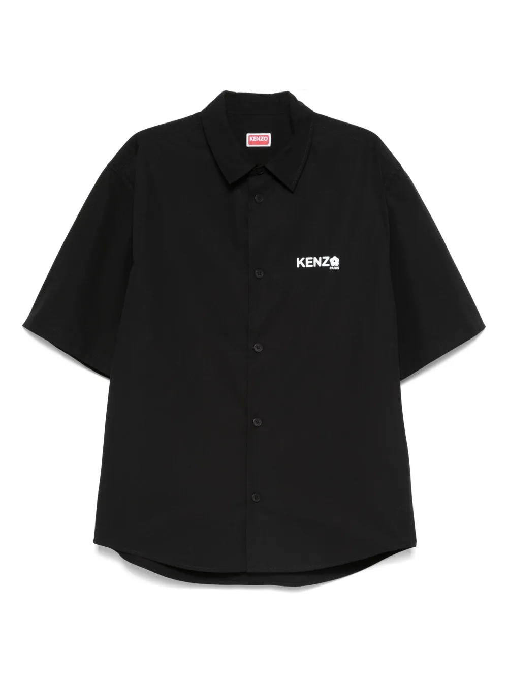 

Хлопковая рубашка KENZO, черный