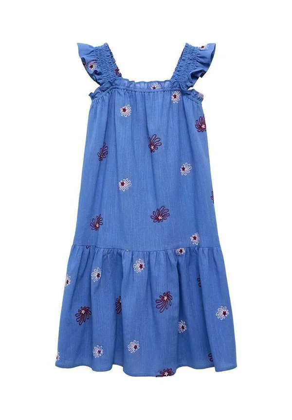 Детское повседневное платье Mango Kids, Blue