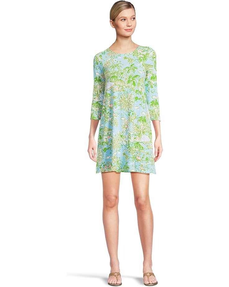 

Платье Lilly Pulitzer Ophelia Dress, цвет Fresh Water Blue Sunbathers Bliss