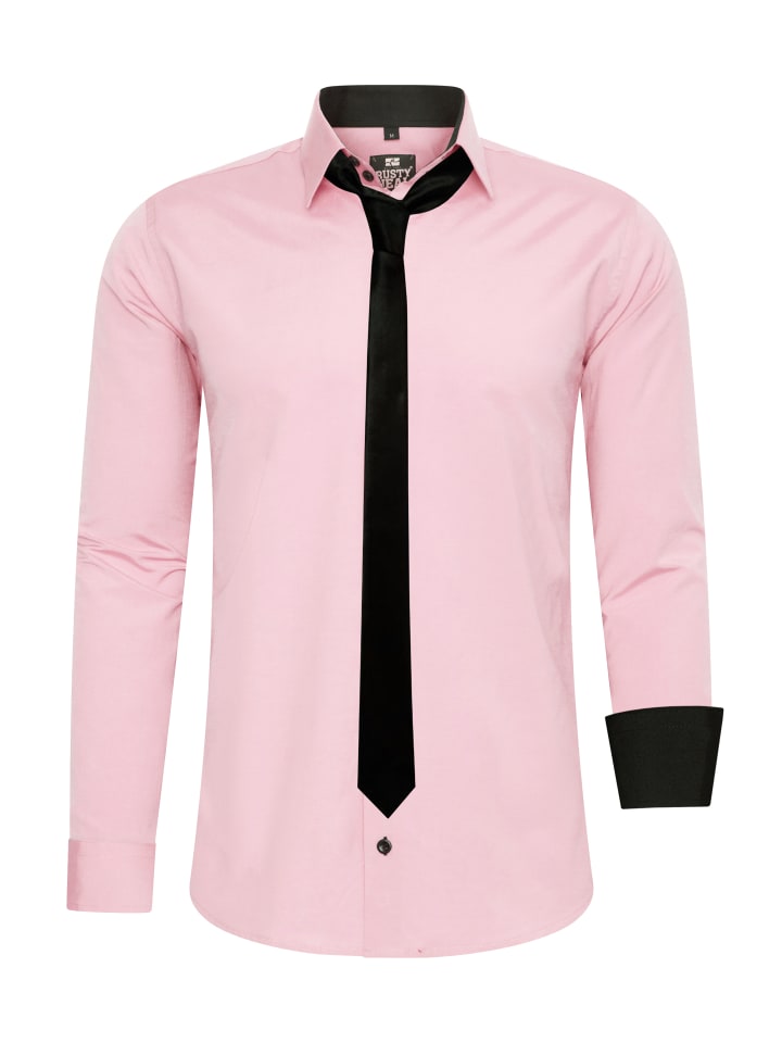 

Rusty Neal Рубашка и галстук розового цвета