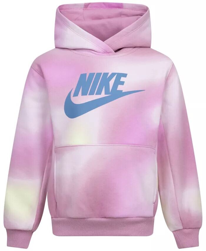 

Пуловер Solarized для маленьких девочек, толстовка с логотипом Nike, розовый