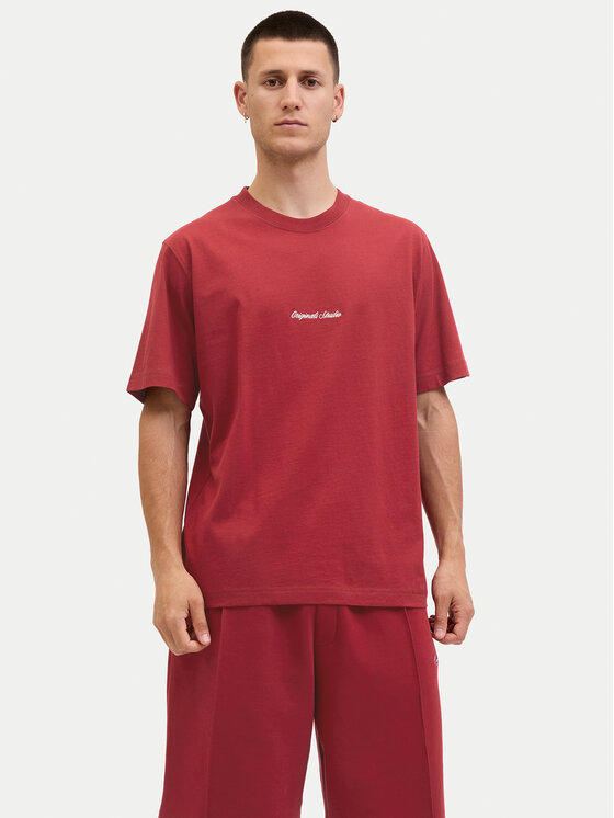 

Футболка relaxed fit Norrebro 12282892 Jack&Jones, красный