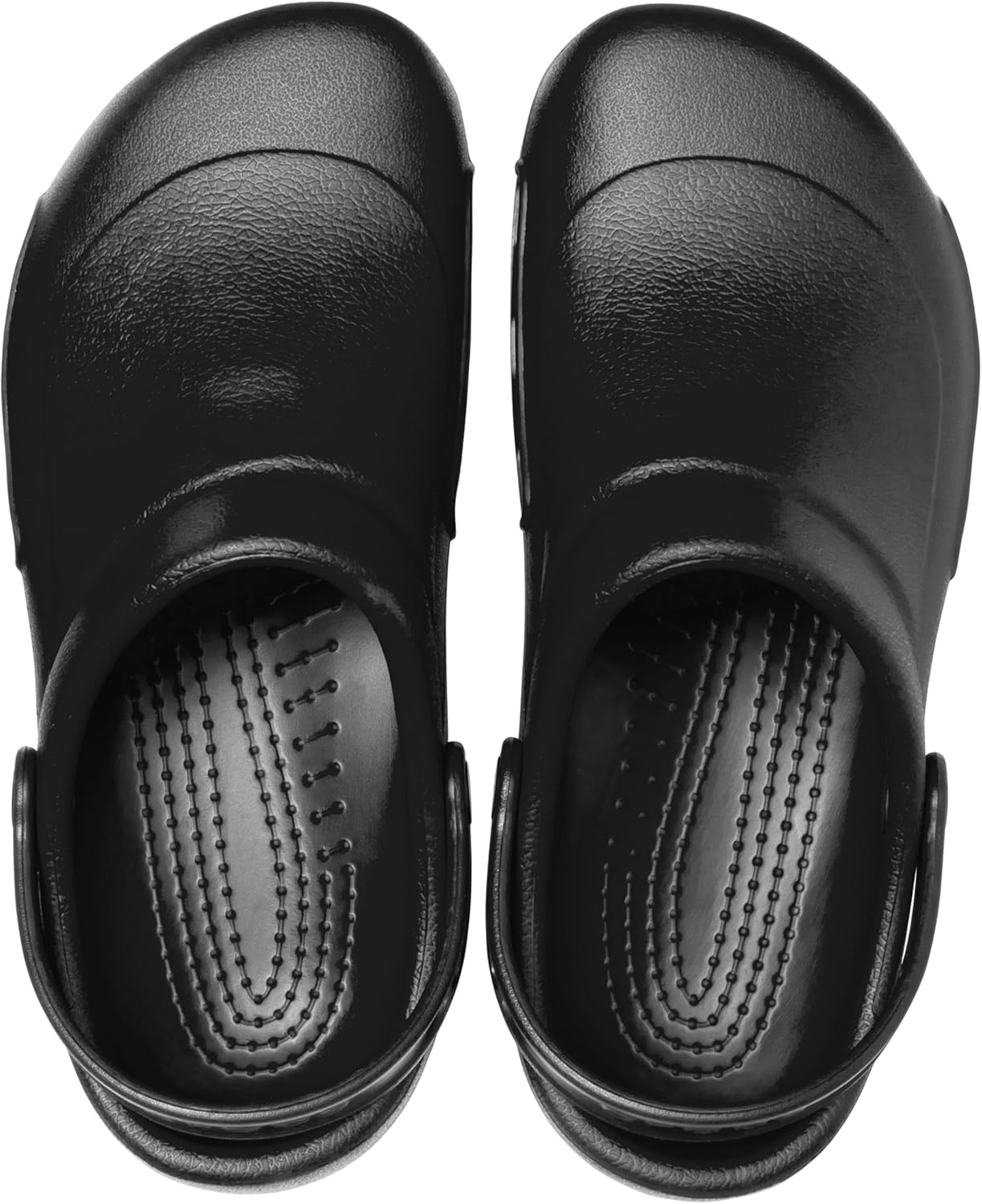 Мужские рабочие сабо Crocs Bistro с нескользящей подошвой, черный — фото 4