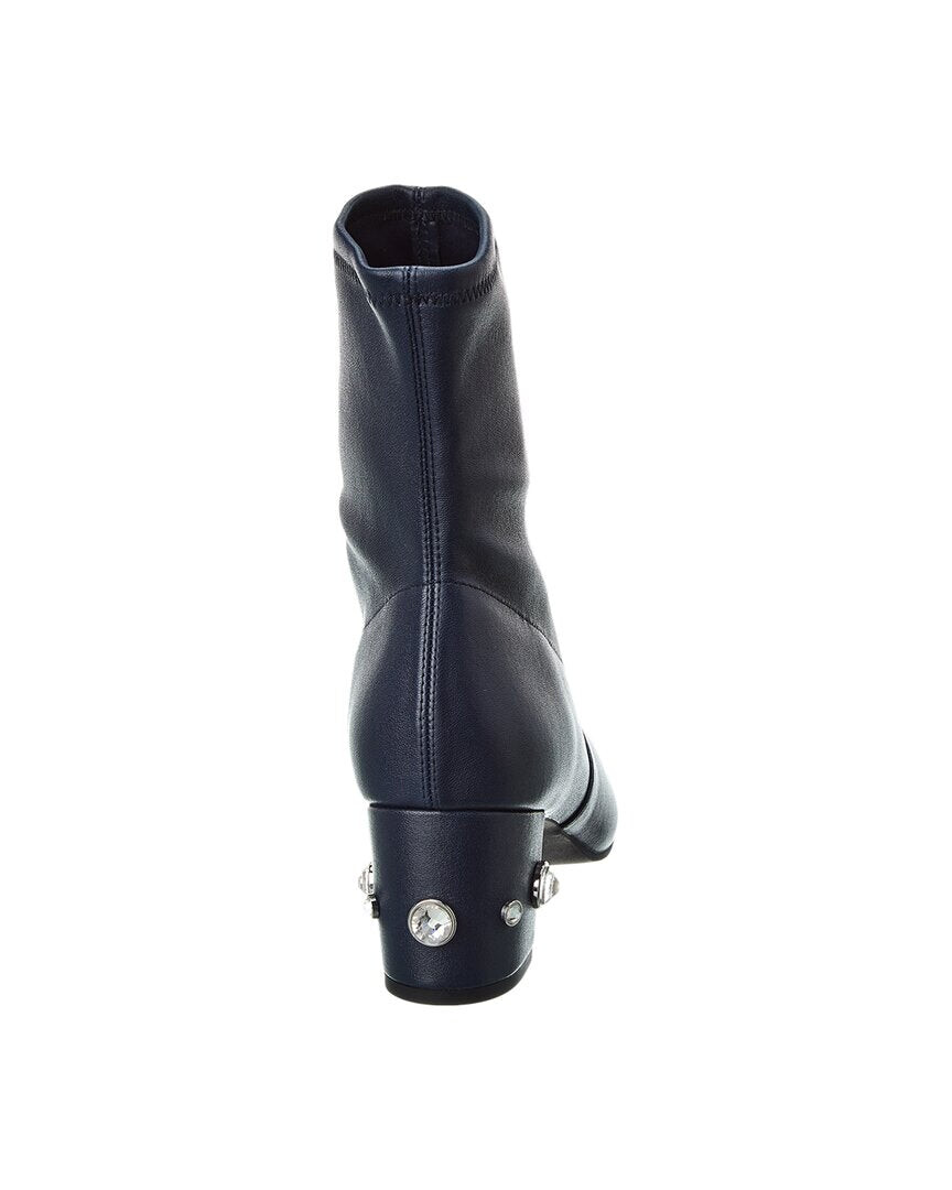 

Кожаные ботинки Stuart Weitzman Allshine 60, синий