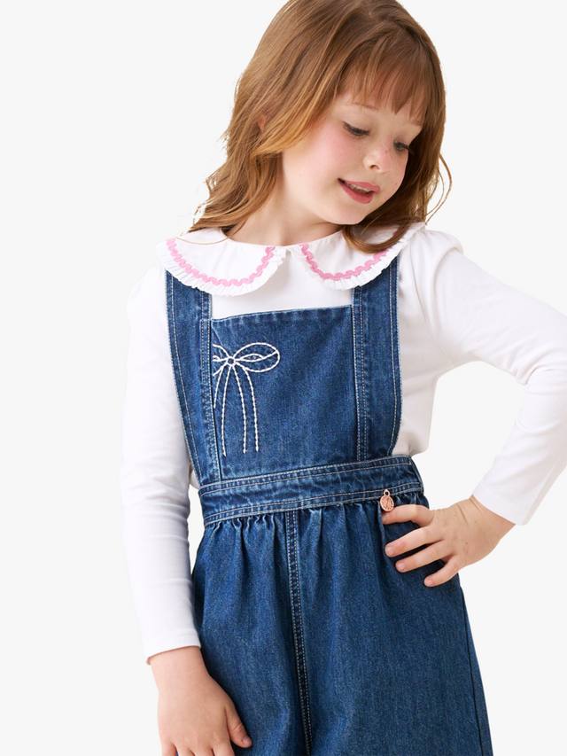 

Детская блузка с воротником питер пэн Angel & Rocket, White