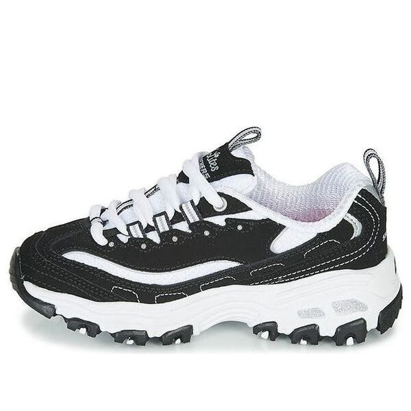 

Кроссовки d'lites 'black white' Skechers, черный