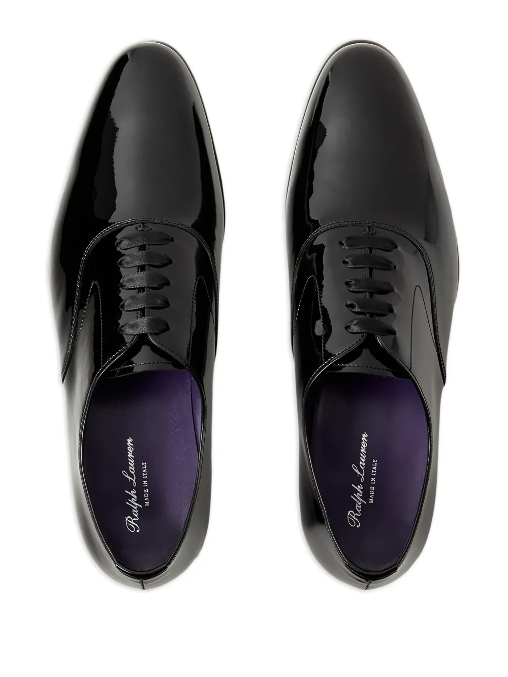 Туфли дерби Paget Ralph Lauren Purple Label, черный — фото 3