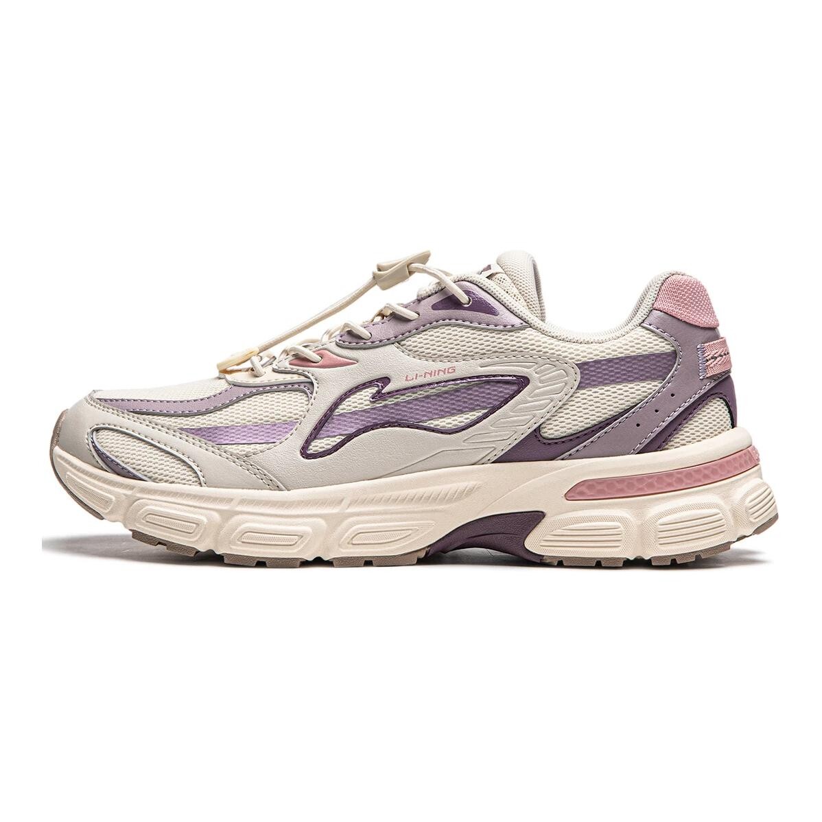 

Кроссовки LINING YOUNG Kids Lifestyle Shoes GS Low-top Beige/Purple, фиолетовый