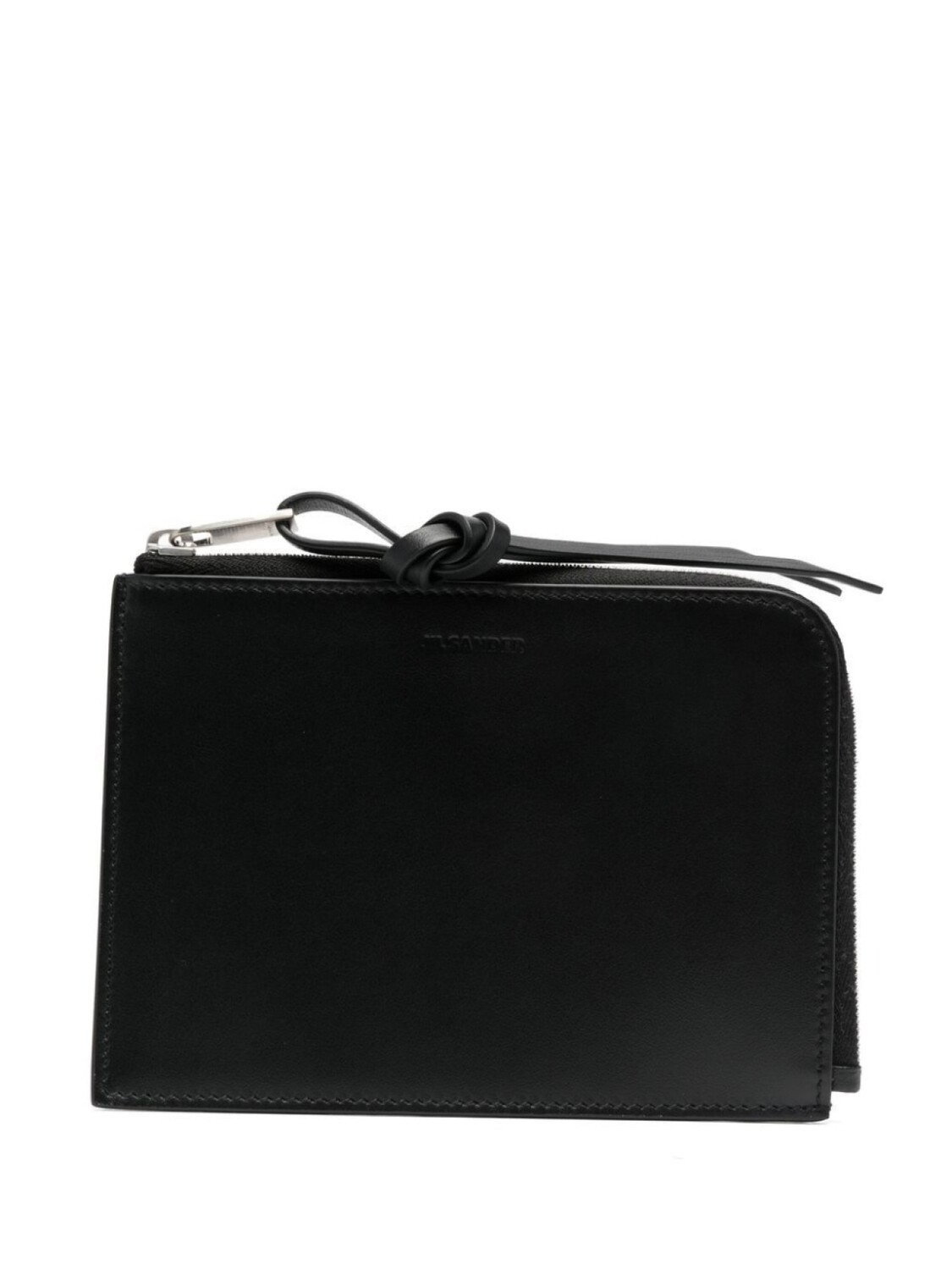 

Jil Sander кошелек на молнии с ремешком, черный