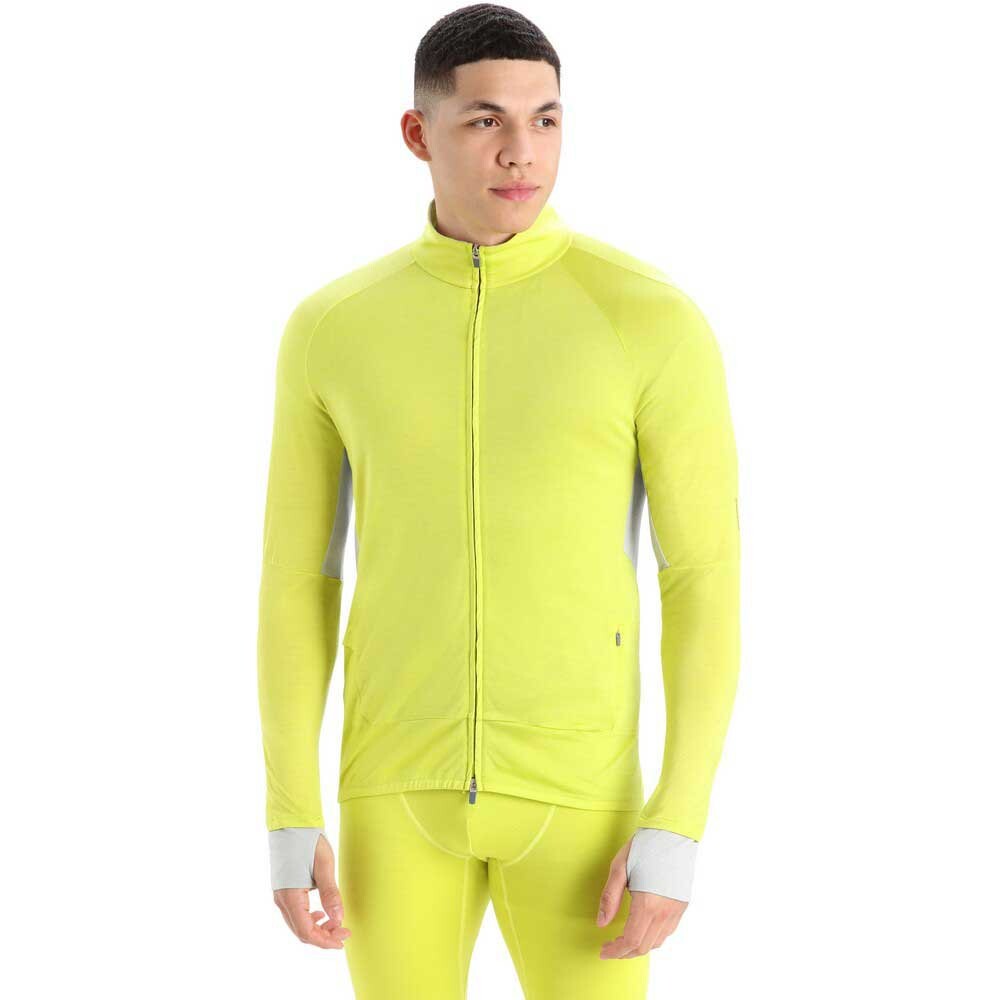 

Толстовка Icebreaker Zone Knit Zip, желтый