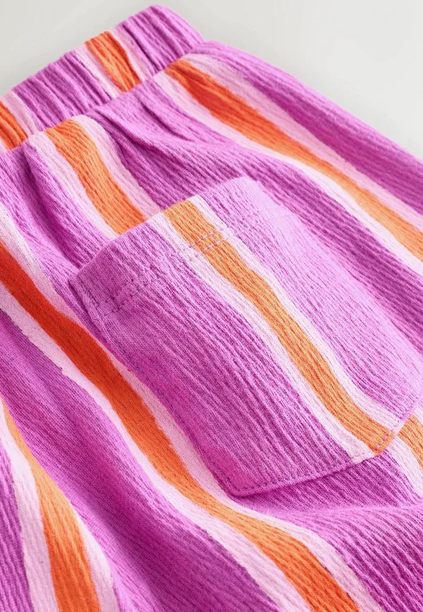 Брюки-Бочонки стандартного кроя Next, Purple Orange Stripe — фото 3