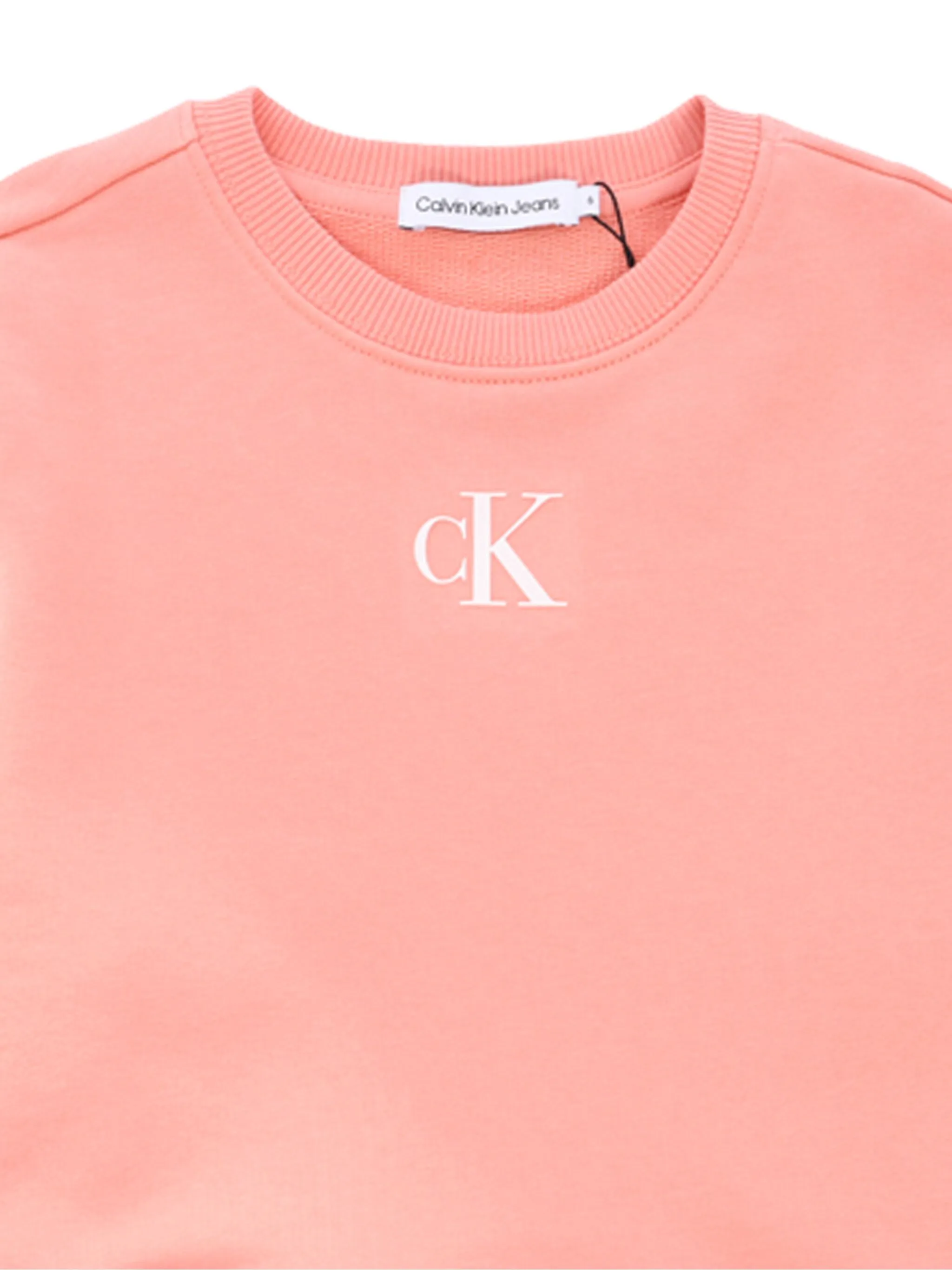 Толстовка с логотипом Calvin Klein Kids, розовый — фото 3