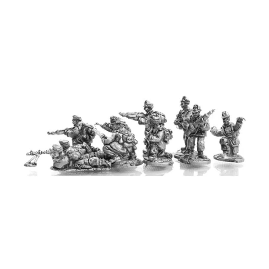 

Стрелковое отделение Гебиргсъягеров наступает, WWII Miniatures - German Forces (20mm)
