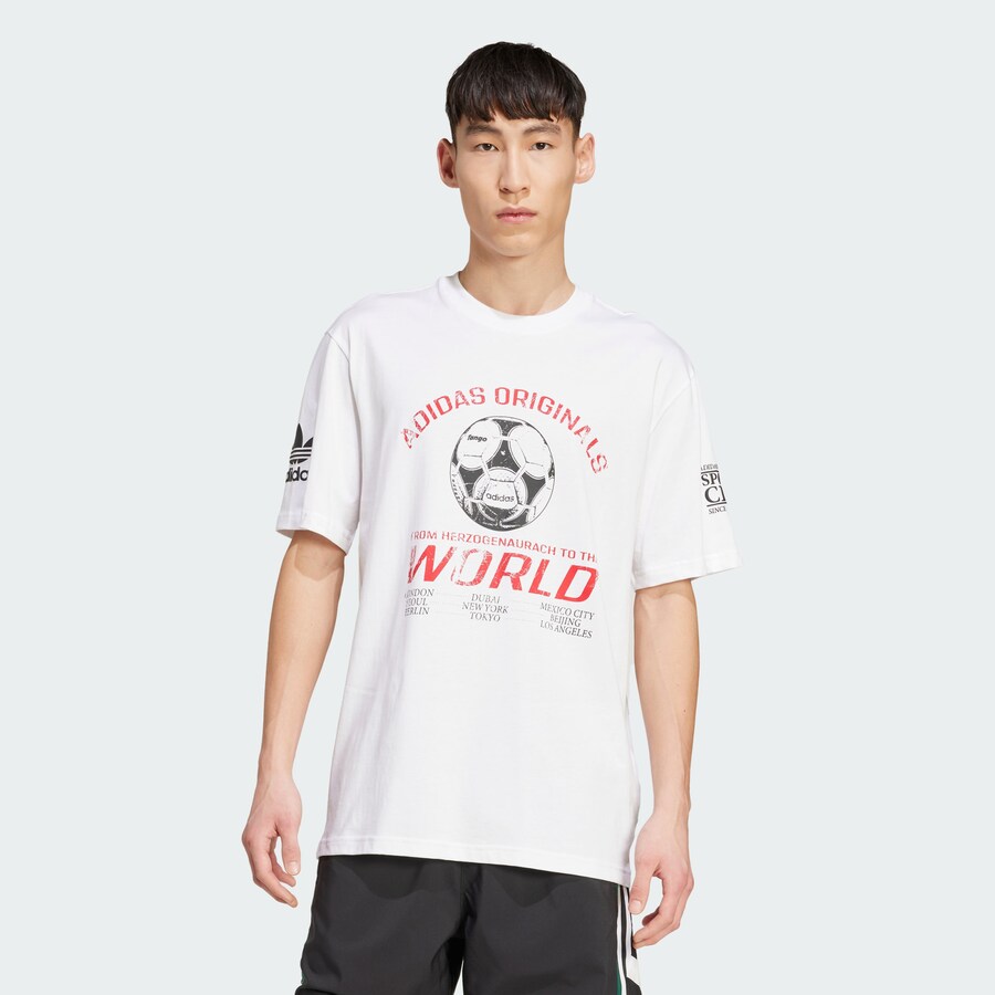 Футболка ADIDAS ORIGINALS 90s Football, White — фото 2