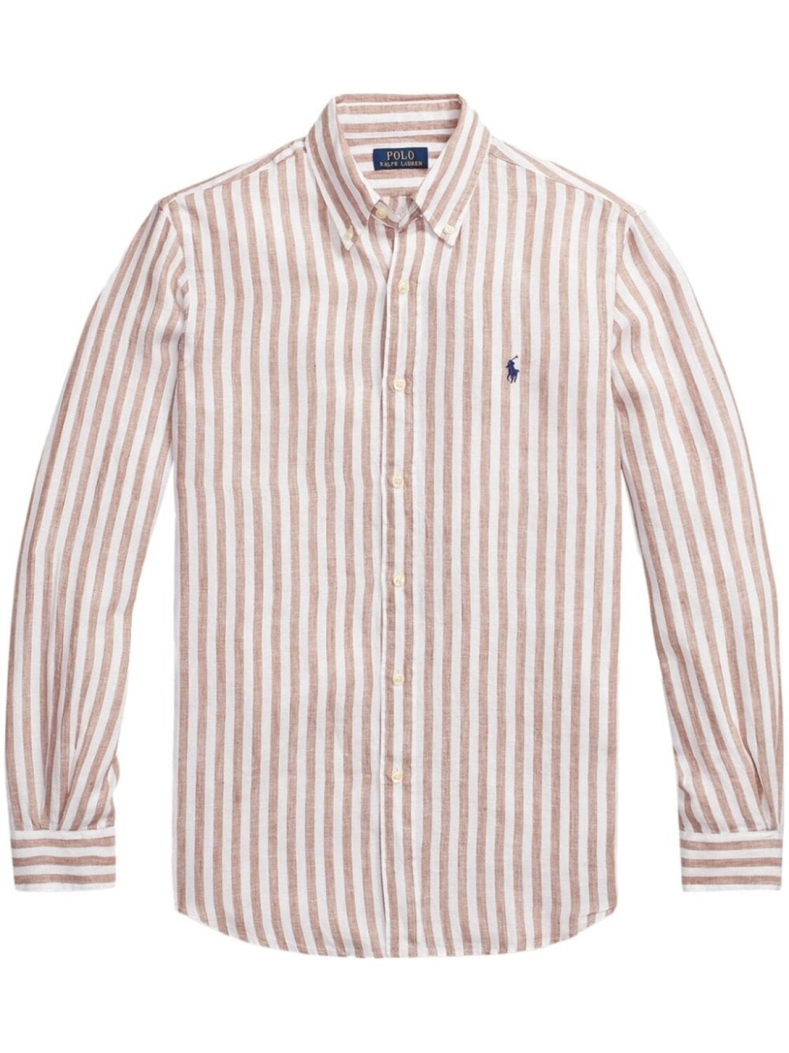 

Polo Ralph Lauren льняная рубашка в полоску, белый