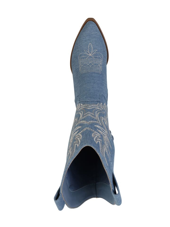Сапоги VAN HILL Cowboy Ella, цвет hellblau denim — фото 4