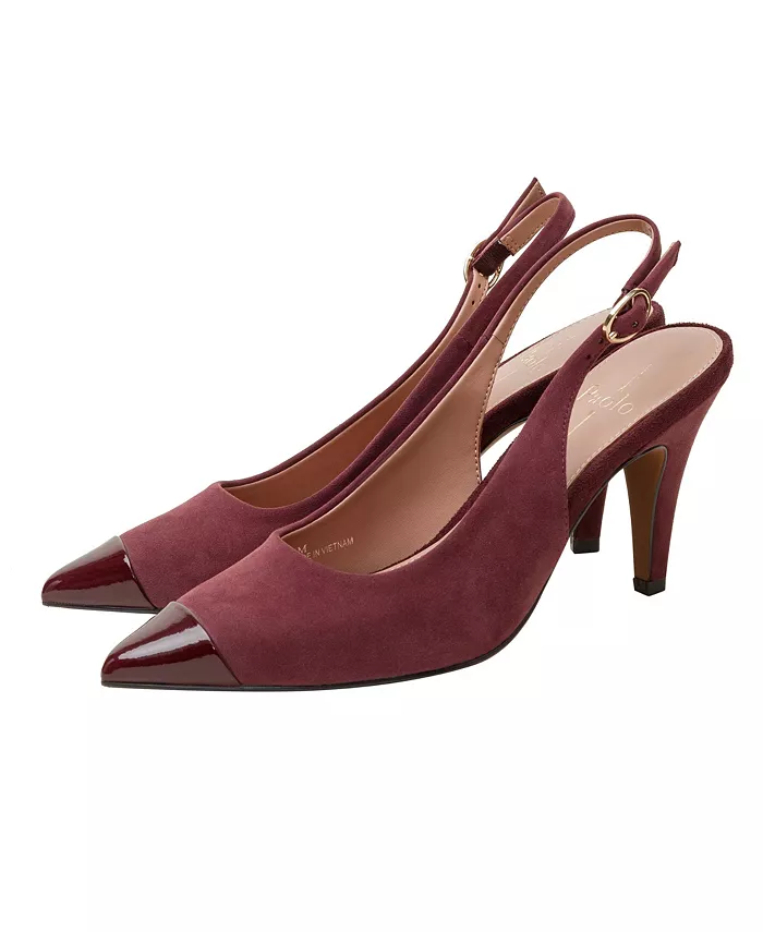 Туфли NIYKA | Mini Captoe Slingback Pumps Linea Paolo, фиолетовый — фото 4