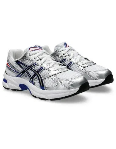 Кроссовки GEL-1130 Asics, белый/прусский синий — фото 2